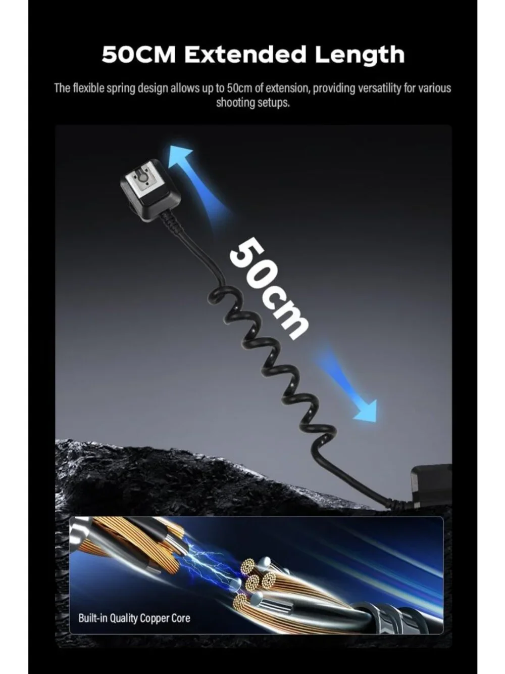Off-Camera Audio Extension Cable for Sony Cameras - Compatible with A7 Series